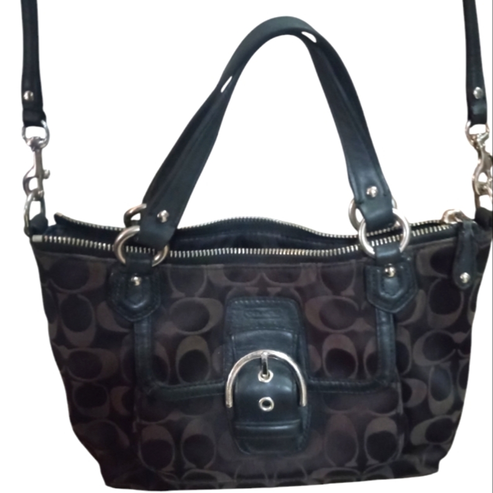 Coach soho buckle canvas bag